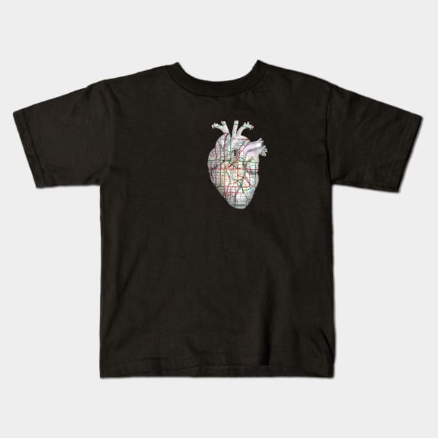 Denver Heart Kids T-Shirt by chriswig